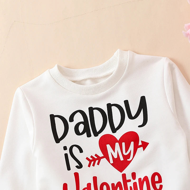 Lioraitiin Toddler Valentine's Day Outfit - Image 2